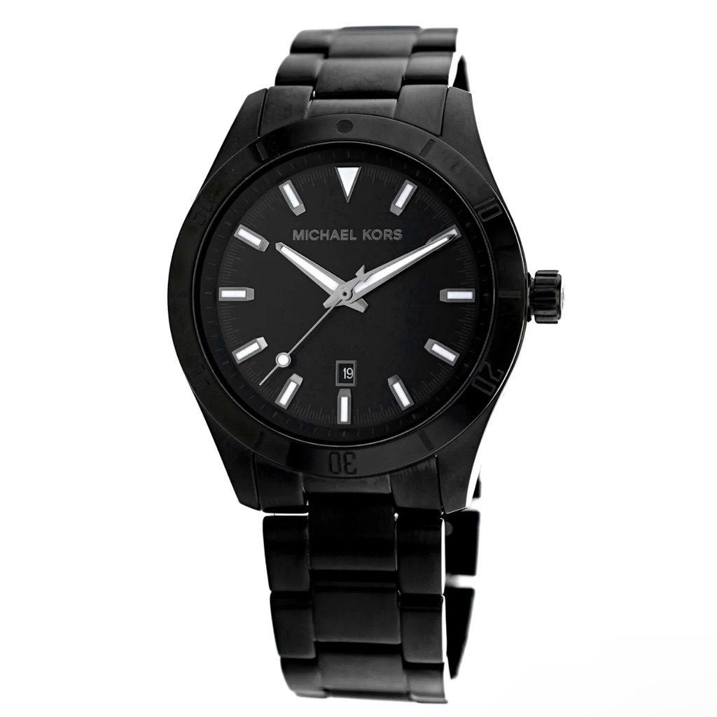 Mens Wristwatch Michael Kors Layton Mk8817 Stainless Steel Black